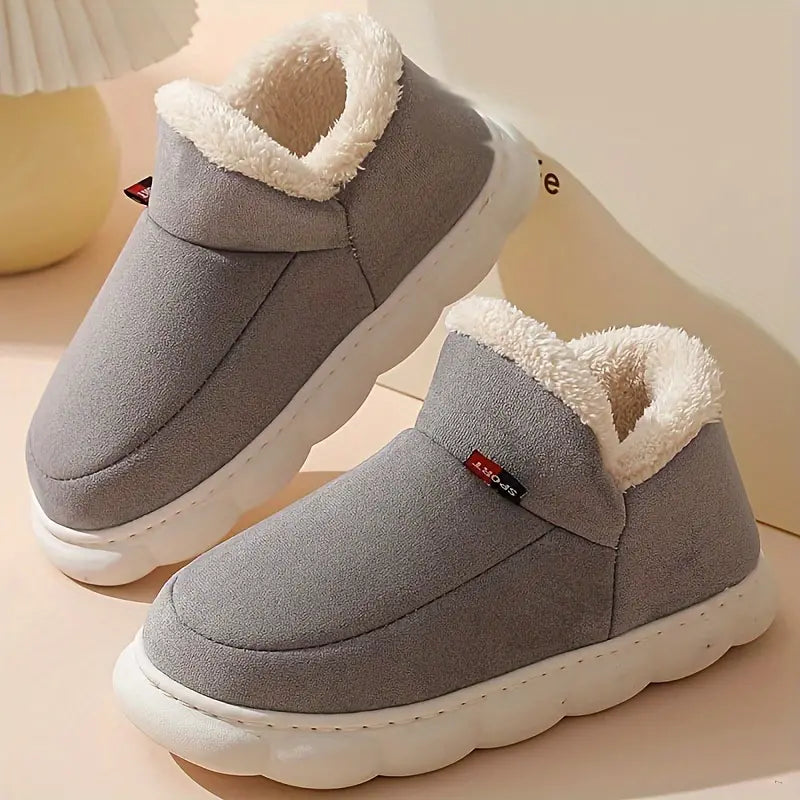 Unisex Winterpantoffels – Warme Huisschoenen met Zachte Voering & Antislip Zool