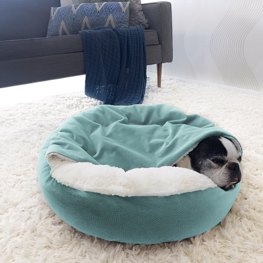 Hondenmand met Dekentje – Knusse Slaapzak voor Honden en Katten