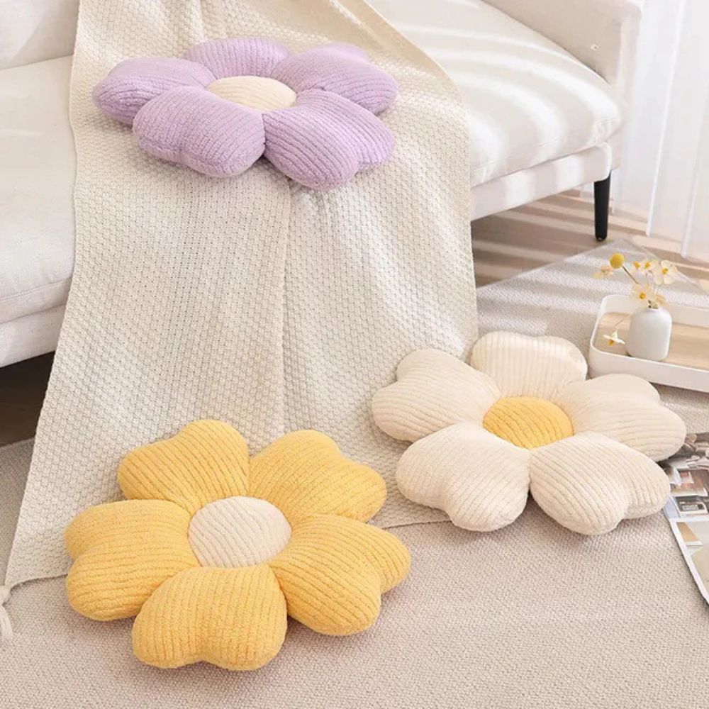 Bloemvormig Kussen – Zacht & Decoratief Sierkussen voor Bank of Bed