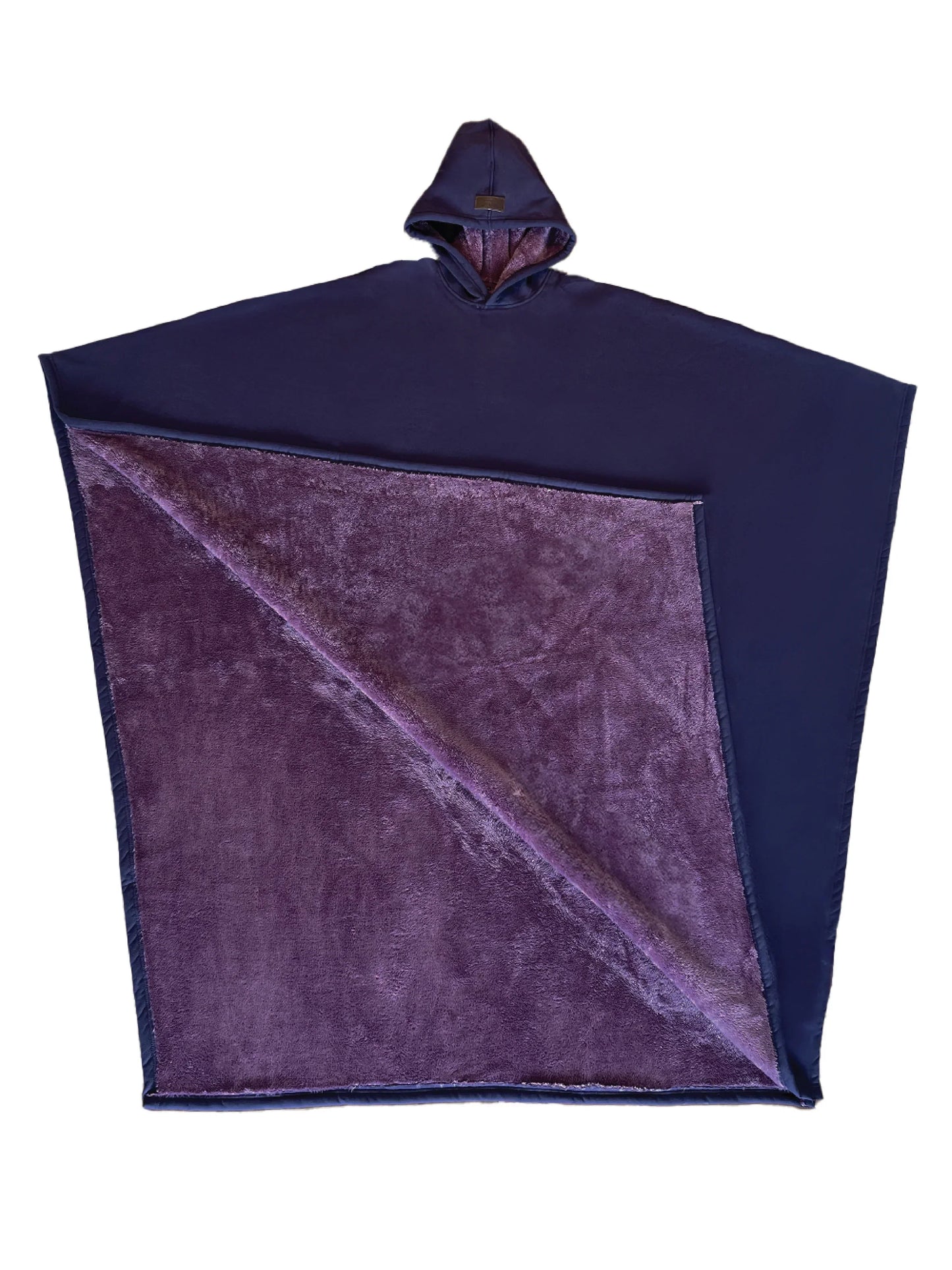 Draagbare Deken met Capuchon – Warme Fleece Poncho voor Thuis & Buiten