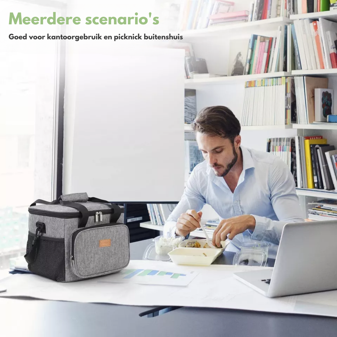 Geïsoleerde Koeltas 14L – Compact, Duurzaam & Ruim