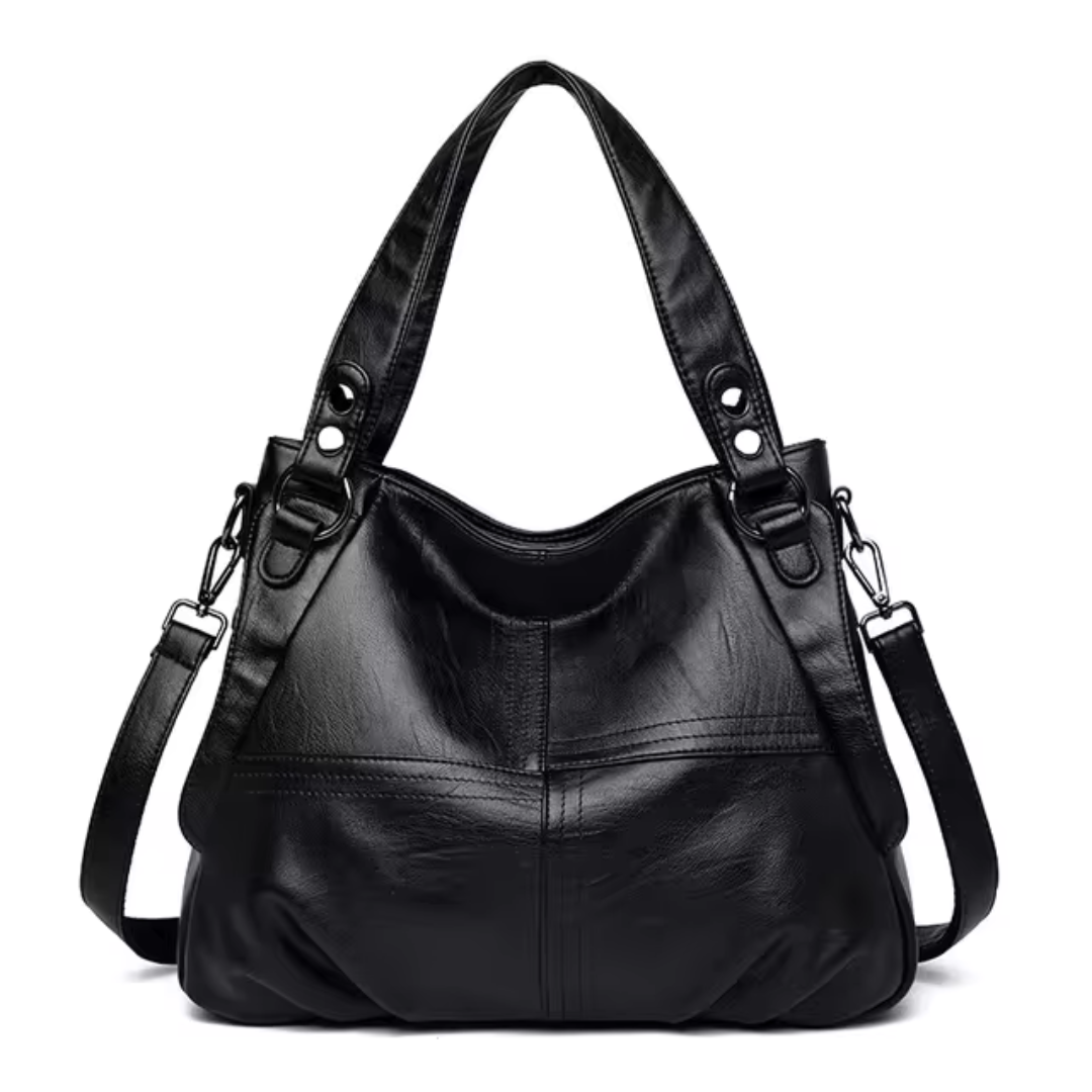 Luxe Leren Schoudertas Dames – Elegante Handtas met Ruime Opbergvakken