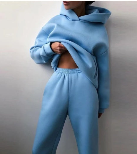 Dames Huispak met Hoodie – Comfortabele Loungewear Set