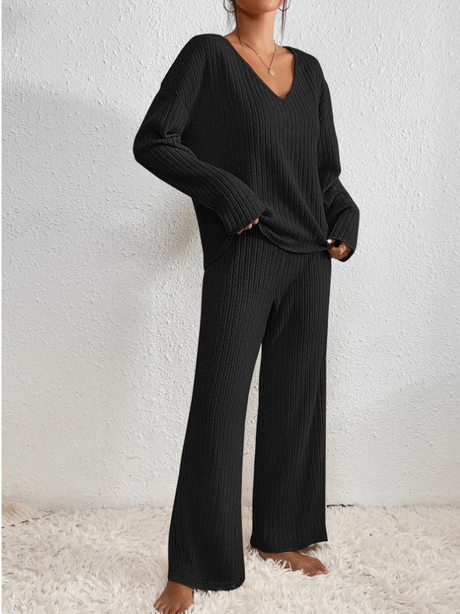 Tweedelig Winterpak voor Dames – Comfortabele Trui & Broek Set