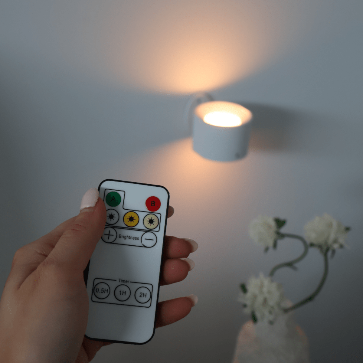 Draadloze LED Wandlamp met Bewegingssensor – USB Oplaadbaar & Magnetisch | Zwart Design