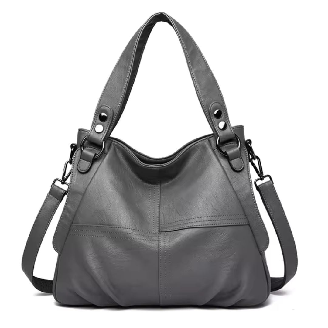 Luxe Leren Schoudertas Dames – Elegante Handtas met Ruime Opbergvakken