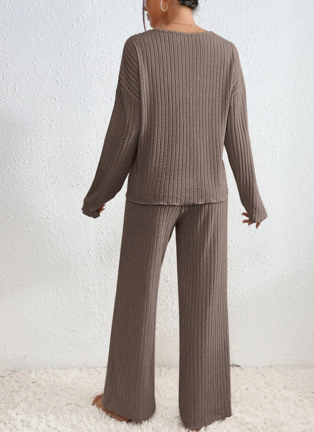 Luxe Dames Loungewear Set – Comfortabele Twee-Delige Outfit