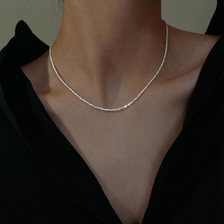 Minimalistische Dubbele Zilveren Ketting – Elegante Layered Necklace