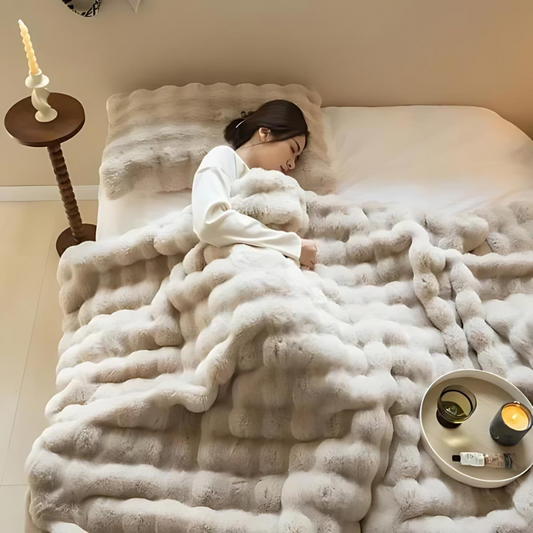 Luxe Faux Fur Deken – Zachte Warme Deken voor Bed en Bank in Meerdere Kleuren
