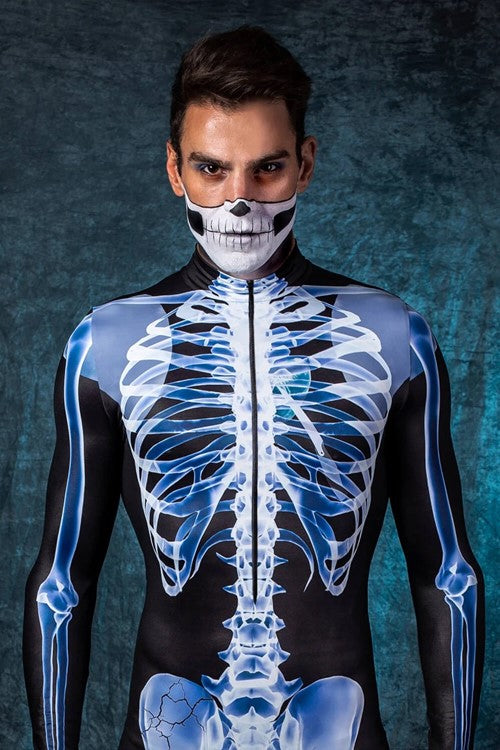 X-Ray Skelet Kostuum – Strakke Bodysuit voor Halloween & Cosplay