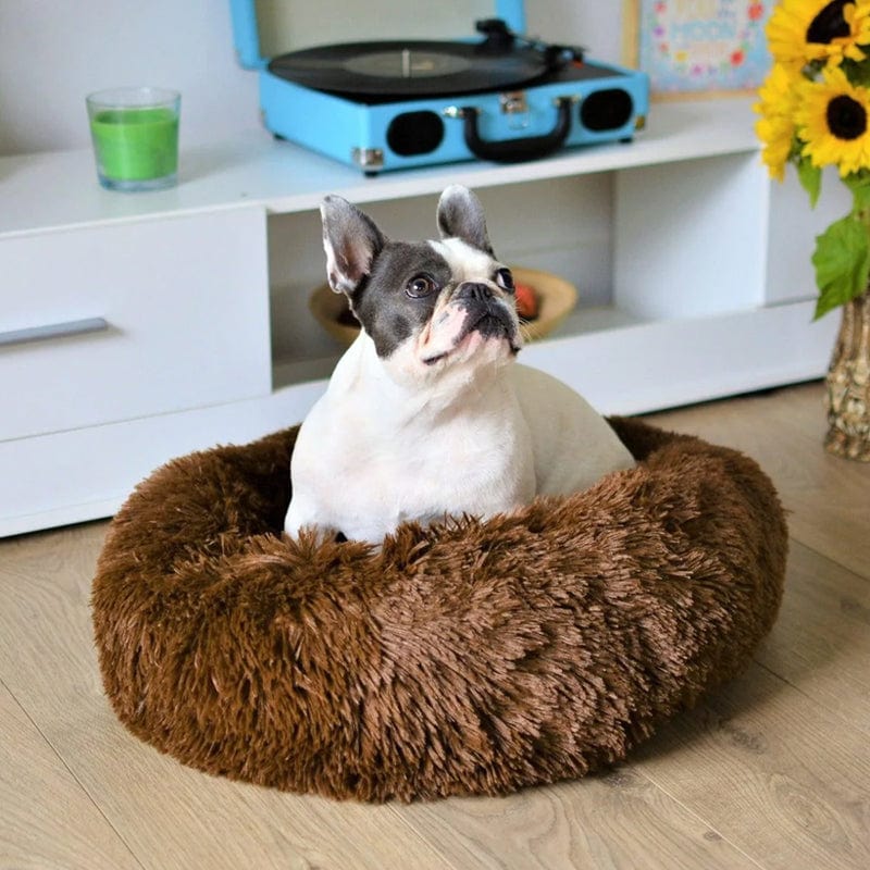 Ronde Honden- en Kattenmand – XXL Knuffelbed van Pluche