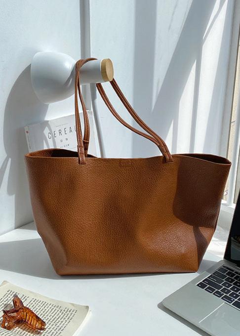 Leren Shopper – Tijdloze Werktas & Casual Draagtas