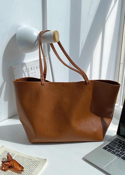 Leren Shopper – Tijdloze Werktas & Casual Draagtas
