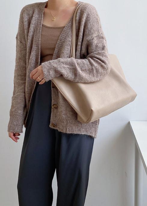Leren Shopper – Tijdloze Werktas & Casual Draagtas
