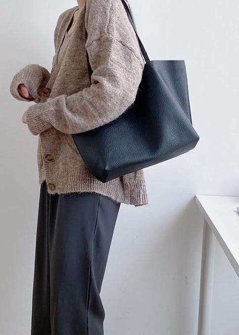 Leren Shopper – Tijdloze Werktas & Casual Draagtas