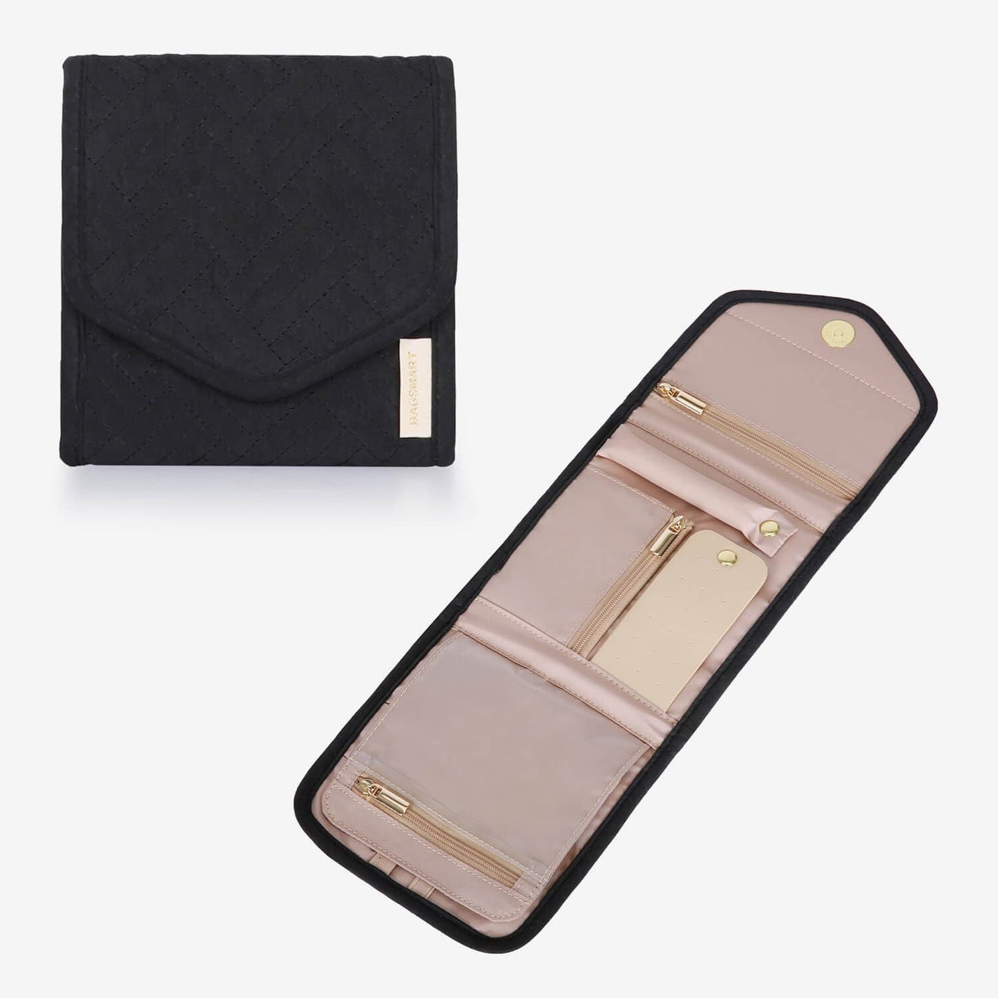 Turquoise Sieradentasje – Compacte Envelop Sieraden Organizer voor Reizen