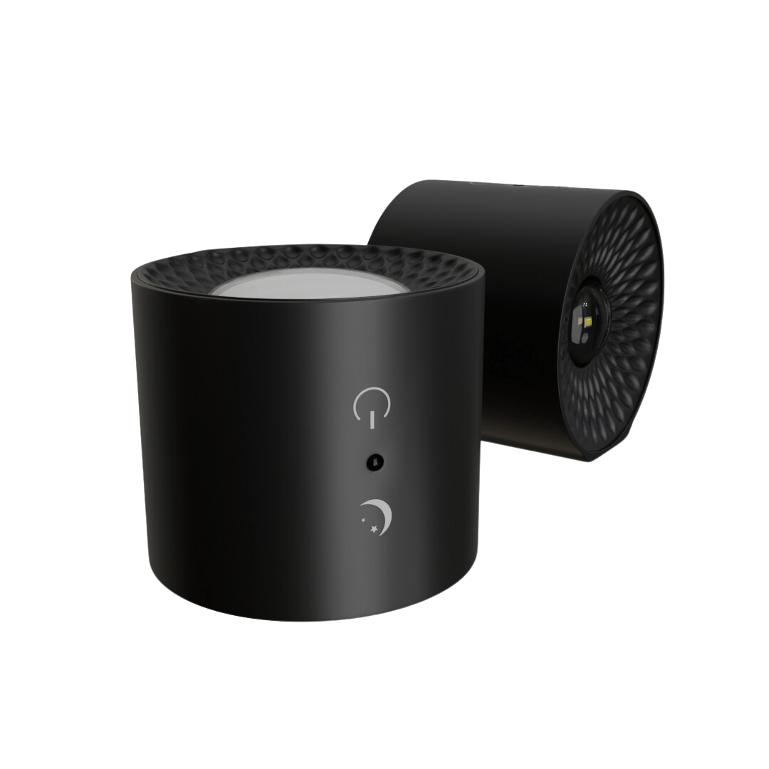 Draadloze LED Wandlamp met Bewegingssensor – USB Oplaadbaar & Magnetisch | Zwart Design