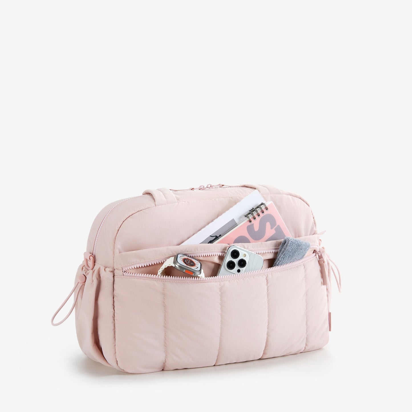 Zwarte Reistas voor Handbagage – Lichtgewicht & Waterafstotend met Trolley-strap & PVC-vak – Ideaal voor Reizen & Gym