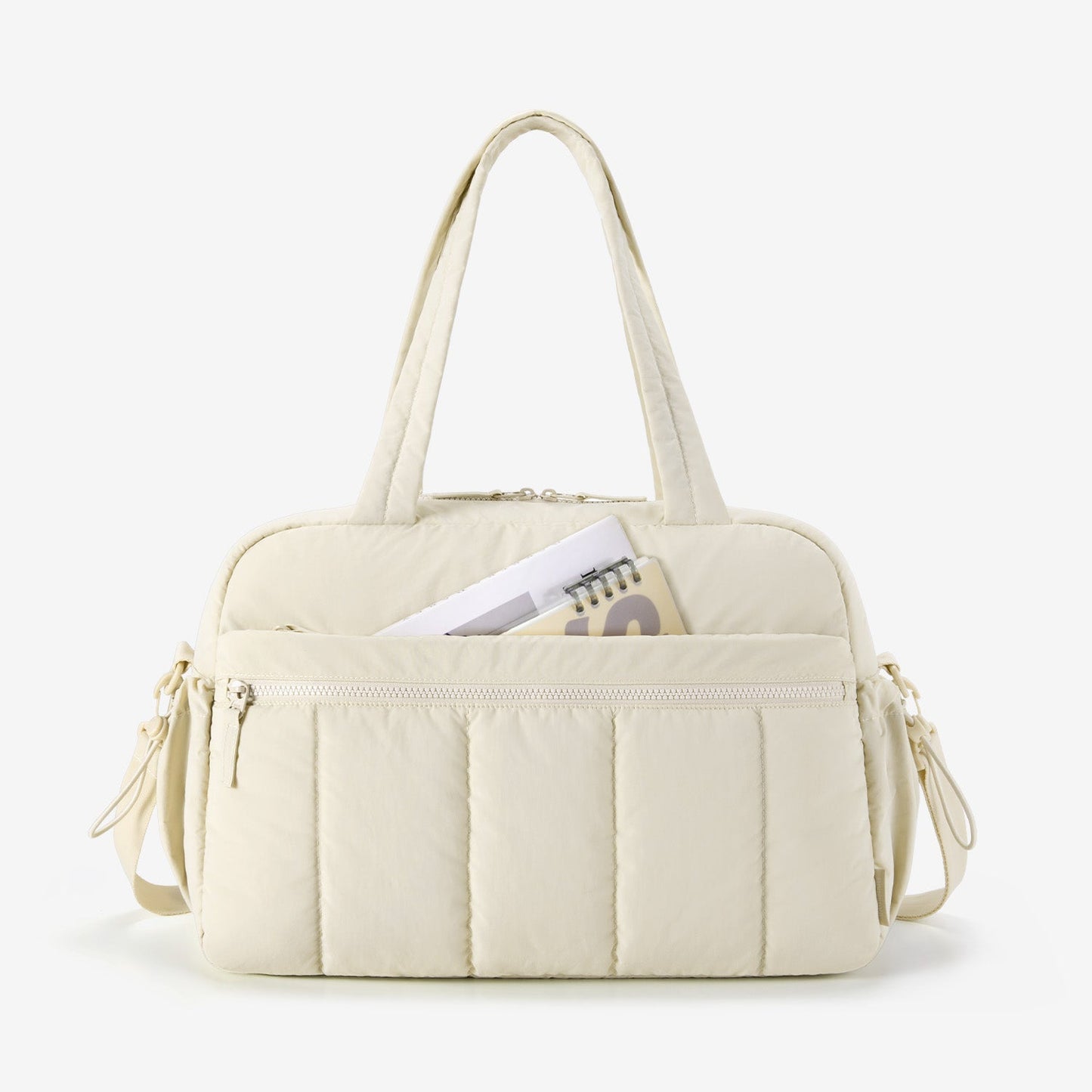 Zwarte Reistas voor Handbagage – Lichtgewicht & Waterafstotend met Trolley-strap & PVC-vak – Ideaal voor Reizen & Gym