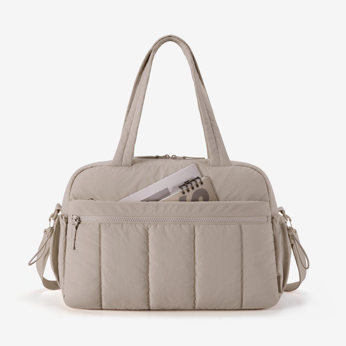 Zwarte Reistas voor Handbagage – Lichtgewicht & Waterafstotend met Trolley-strap & PVC-vak – Ideaal voor Reizen & Gym