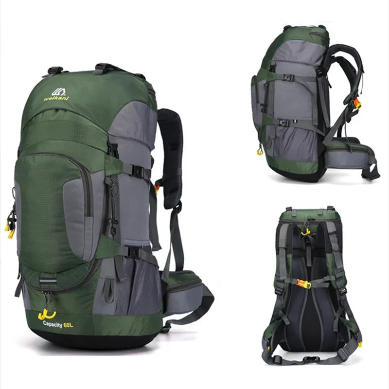 Waterdichte Outdoor Rugzak 70L – Lichtgewicht & Ruim