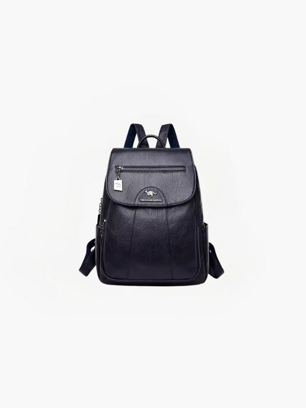 Remi Dames Anti-Diefstal Rugzak | PU Leren Backpack met RFID Bescherming & Meerdere Vakken