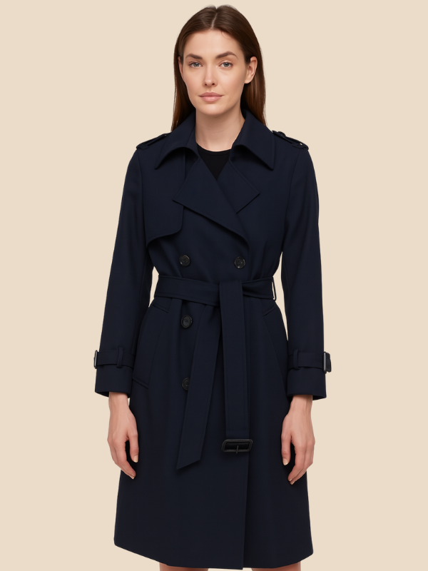 Victoria | Klassieke Dames Trenchcoat – Elegante Tijdloze Jas met Ceintuur