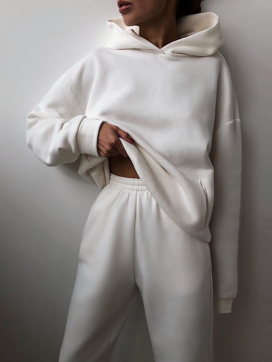 Dames Huispak met Hoodie – Comfortabele Loungewear Set