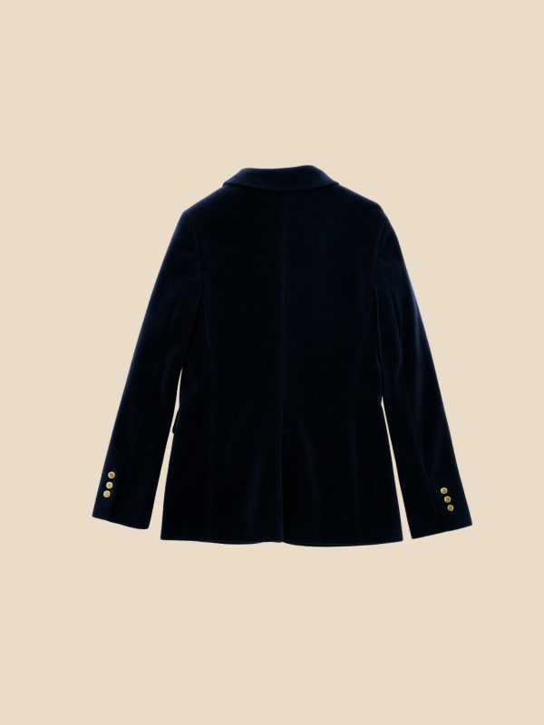 Delilah Velvet Blazer Dames | Luxe Fluwelen Blazer met Gouden Knopen | Elegant & Tijdloos