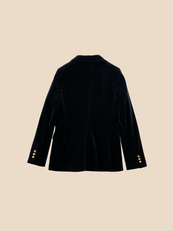 Delilah Velvet Blazer Dames | Luxe Fluwelen Blazer met Gouden Knopen | Elegant & Tijdloos