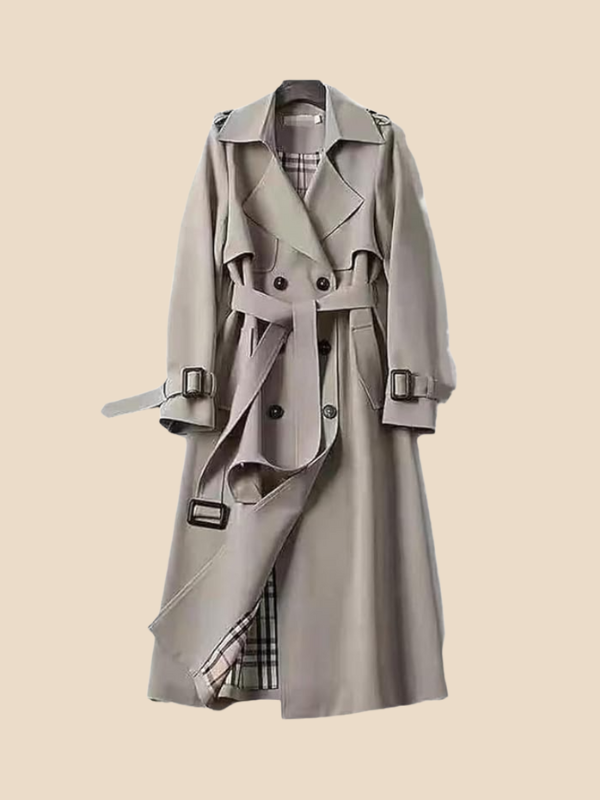 Victoria | Klassieke Dames Trenchcoat – Elegante Tijdloze Jas met Ceintuur