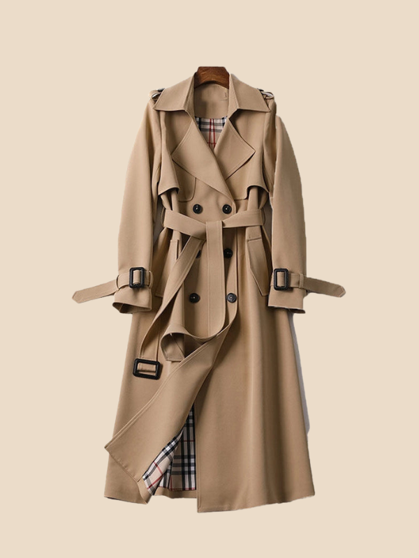 Victoria | Klassieke Dames Trenchcoat – Elegante Tijdloze Jas met Ceintuur