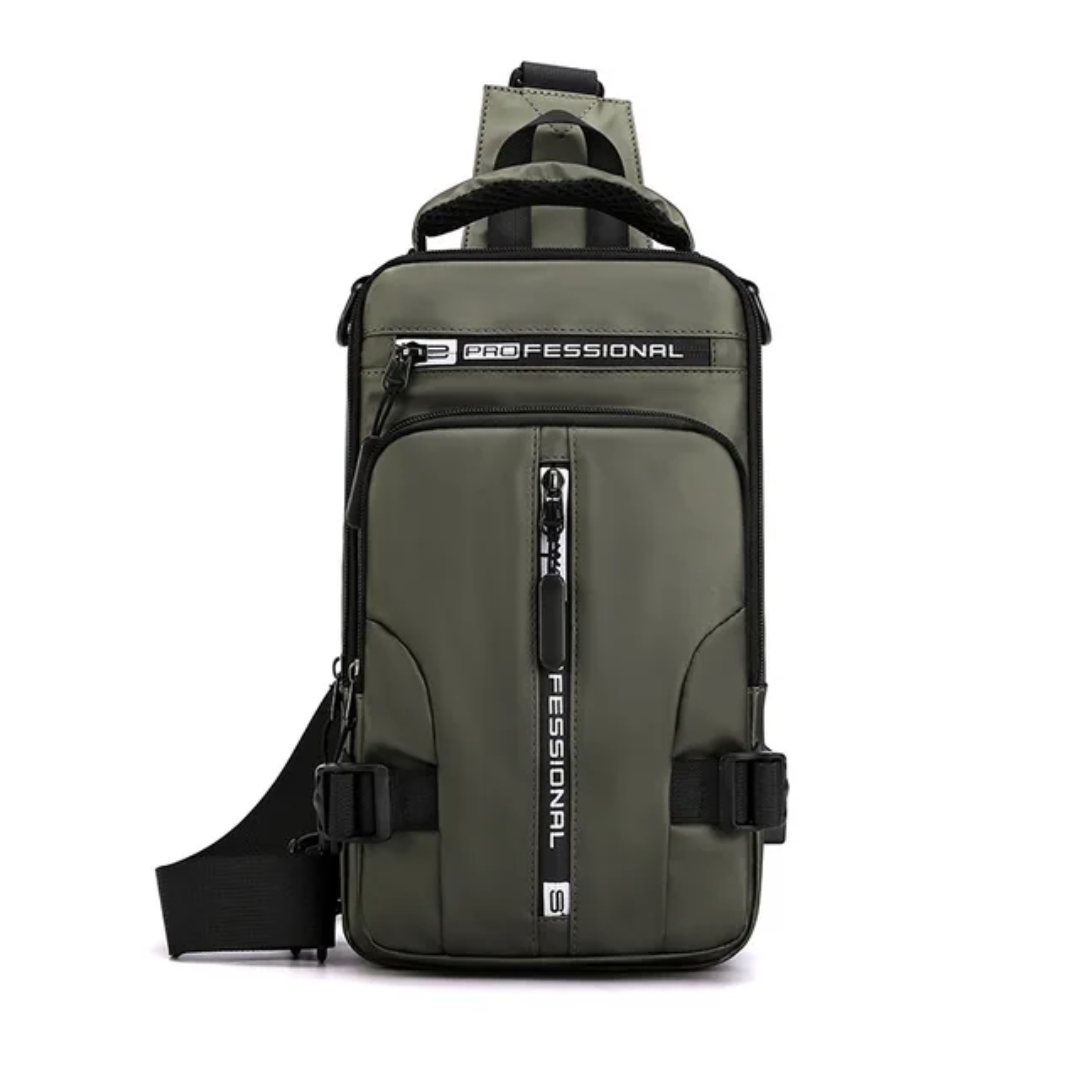 Waterdichte Crossbody Tas – Modern, Ruim & Handig met USB-aansluiting