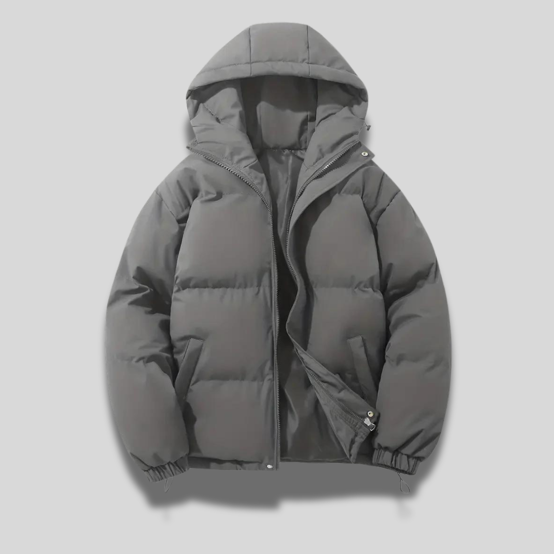 Dames Puffer Jas met Capuchon – Warme Gewatteerde Winterjas