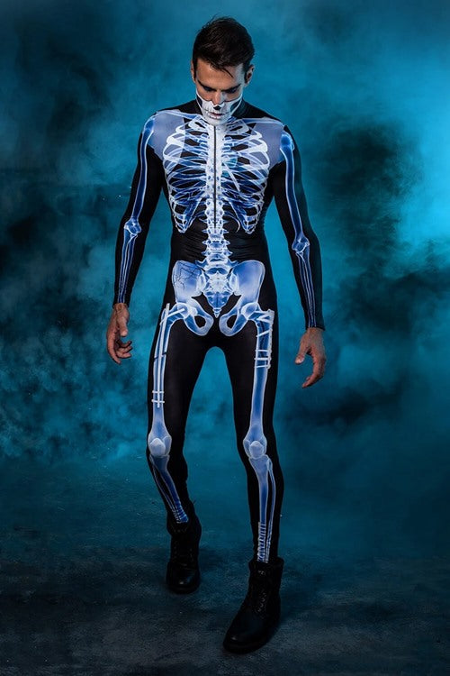X-Ray Skelet Kostuum – Strakke Bodysuit voor Halloween & Cosplay
