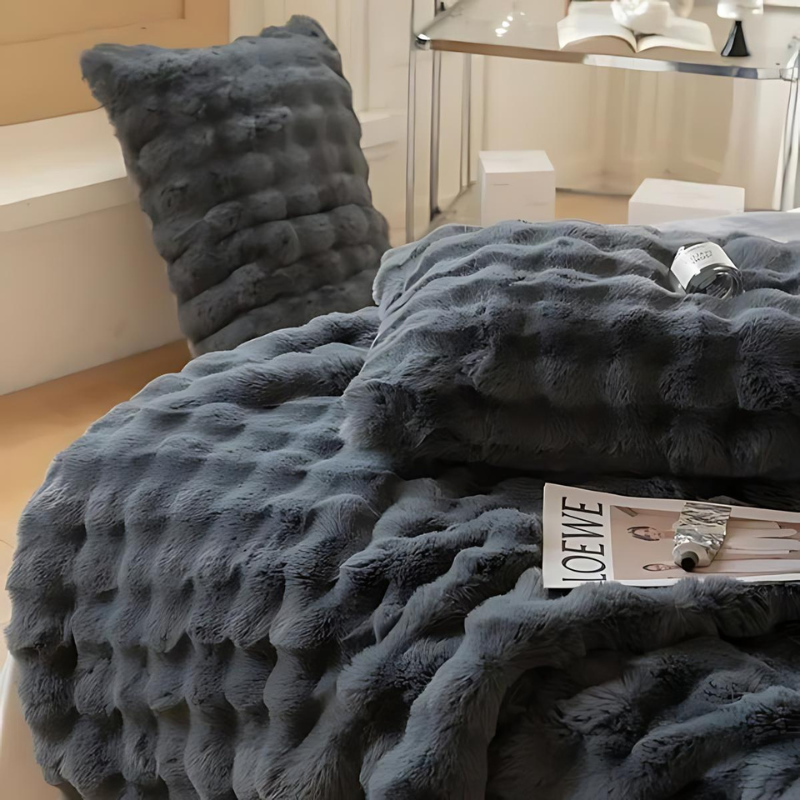 Luxe Faux Fur Deken – Zachte Warme Deken voor Bed en Bank in Meerdere Kleuren