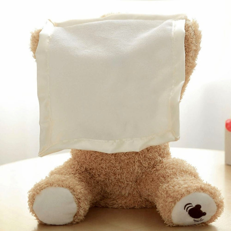 Peek-a-Boo Beer – Interactieve Knuffel met Beweging & Geluid