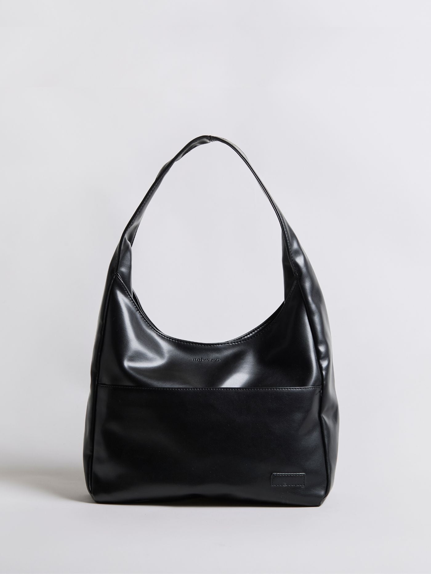 Minimalistische Hobo Schoudertas – Vegan Leer