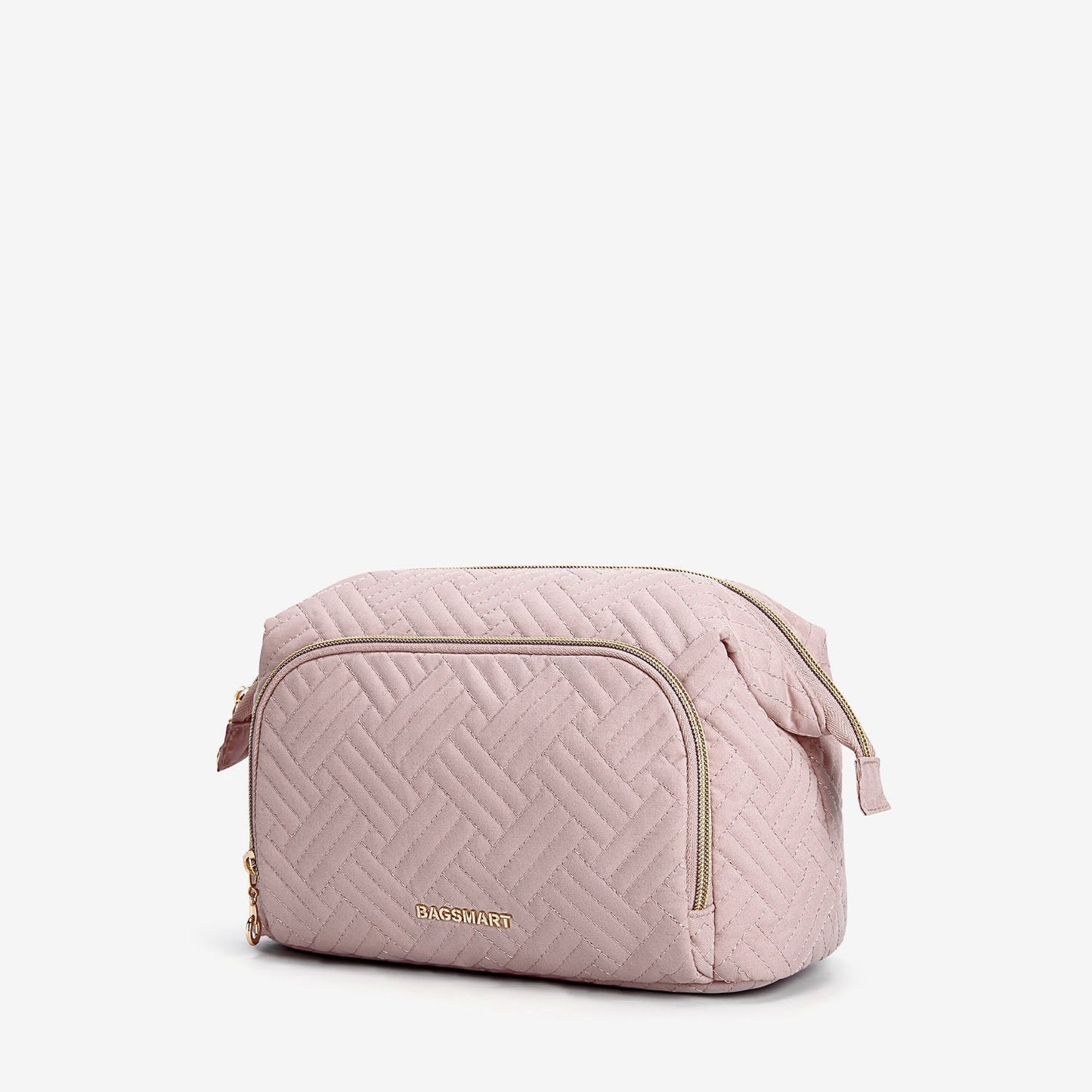 Roze Toilettas met Rits – Compact & Waterafstotend voor Reizen en Dagelijks Gebruik