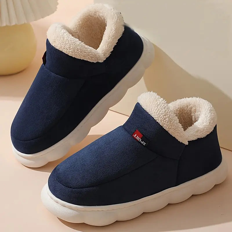 Unisex Winterpantoffels – Warme Huisschoenen met Zachte Voering & Antislip Zool