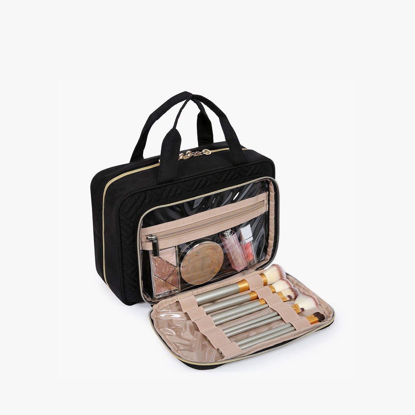 Waterdichte Toilettas met Doorzichtige Reisset – Luxe Opberg- & Make-up Tas voor Reizen