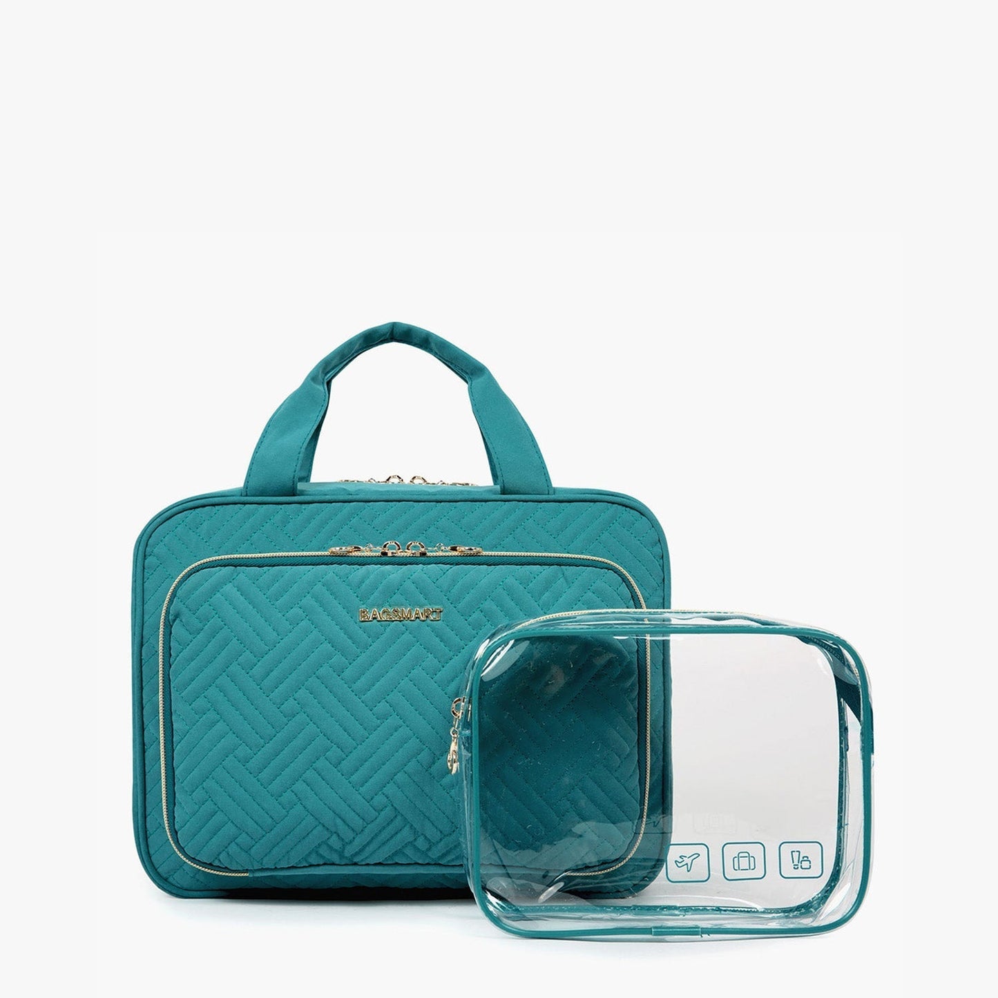 Waterdichte Toilettas met Doorzichtige Reisset – Luxe Opberg- & Make-up Tas voor Reizen