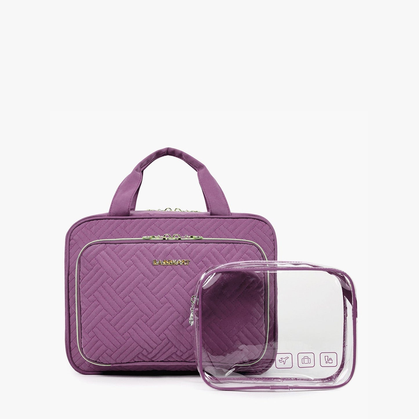 Waterdichte Toilettas met Doorzichtige Reisset – Luxe Opberg- & Make-up Tas voor Reizen