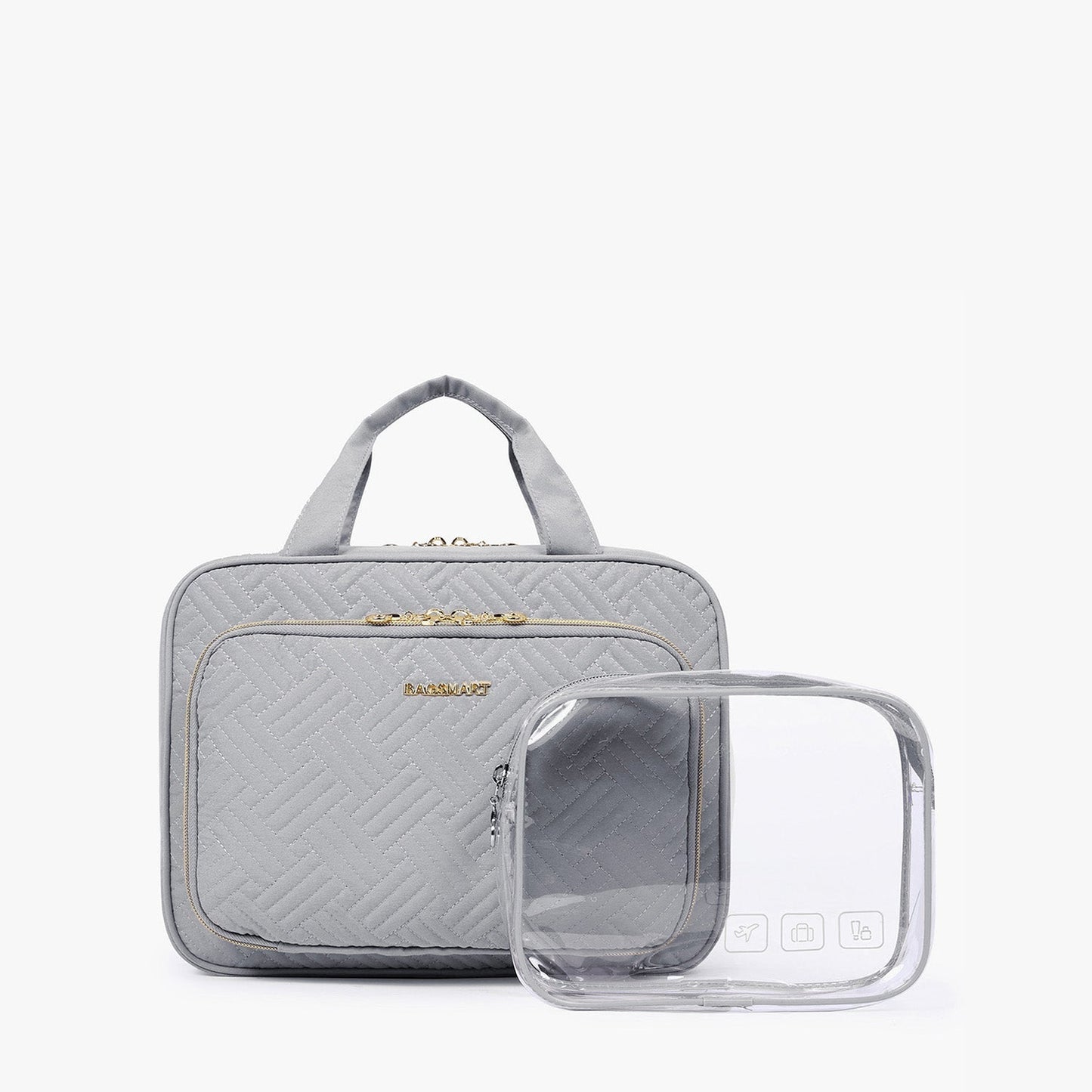 Waterdichte Toilettas met Doorzichtige Reisset – Luxe Opberg- & Make-up Tas voor Reizen