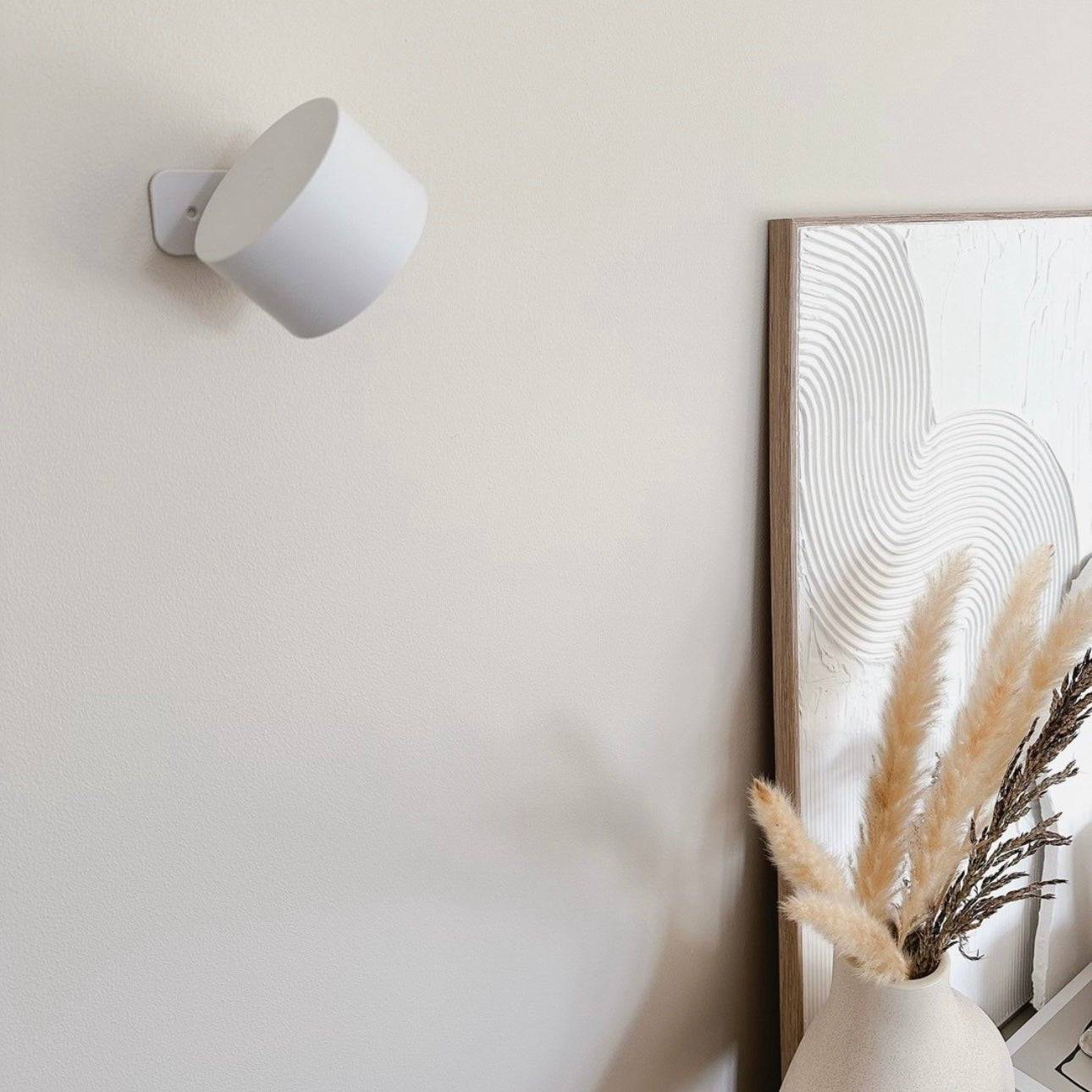 Minimalistische LED Wandlamp – Magnetisch & Dimbaar | USB Oplaadbaar | Warm Licht
