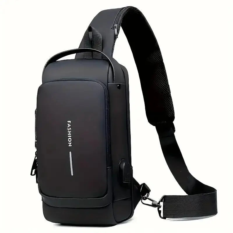Anti-Diefstal Crossbody Tas – Waterdicht, USB-Oplaadpoort & Moderne Look
