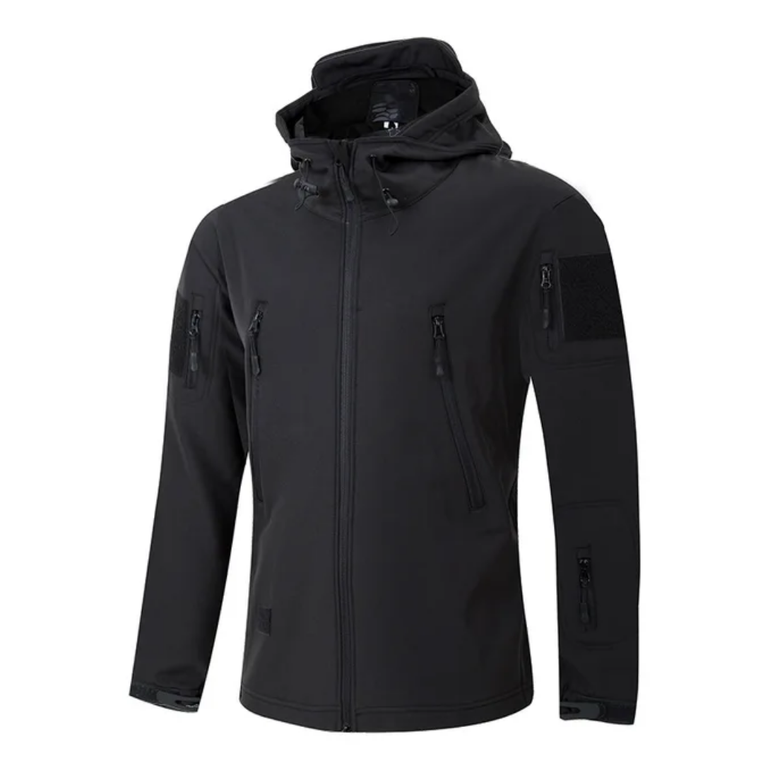 Tactische Softshell Jas voor Heren – Waterdichte Outdoor Jas met Capuchon