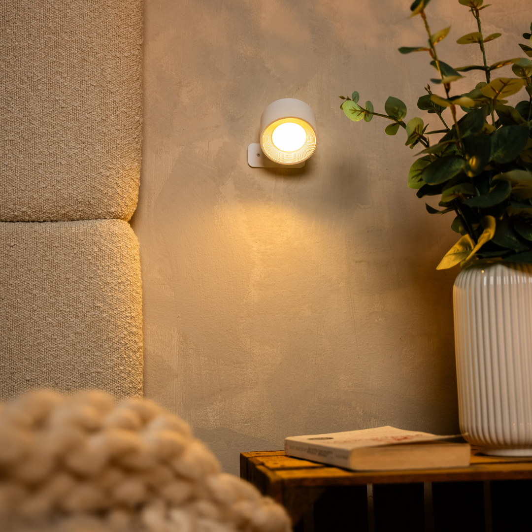 Minimalistische LED Wandlamp – Magnetisch & Dimbaar | USB Oplaadbaar | Warm Licht