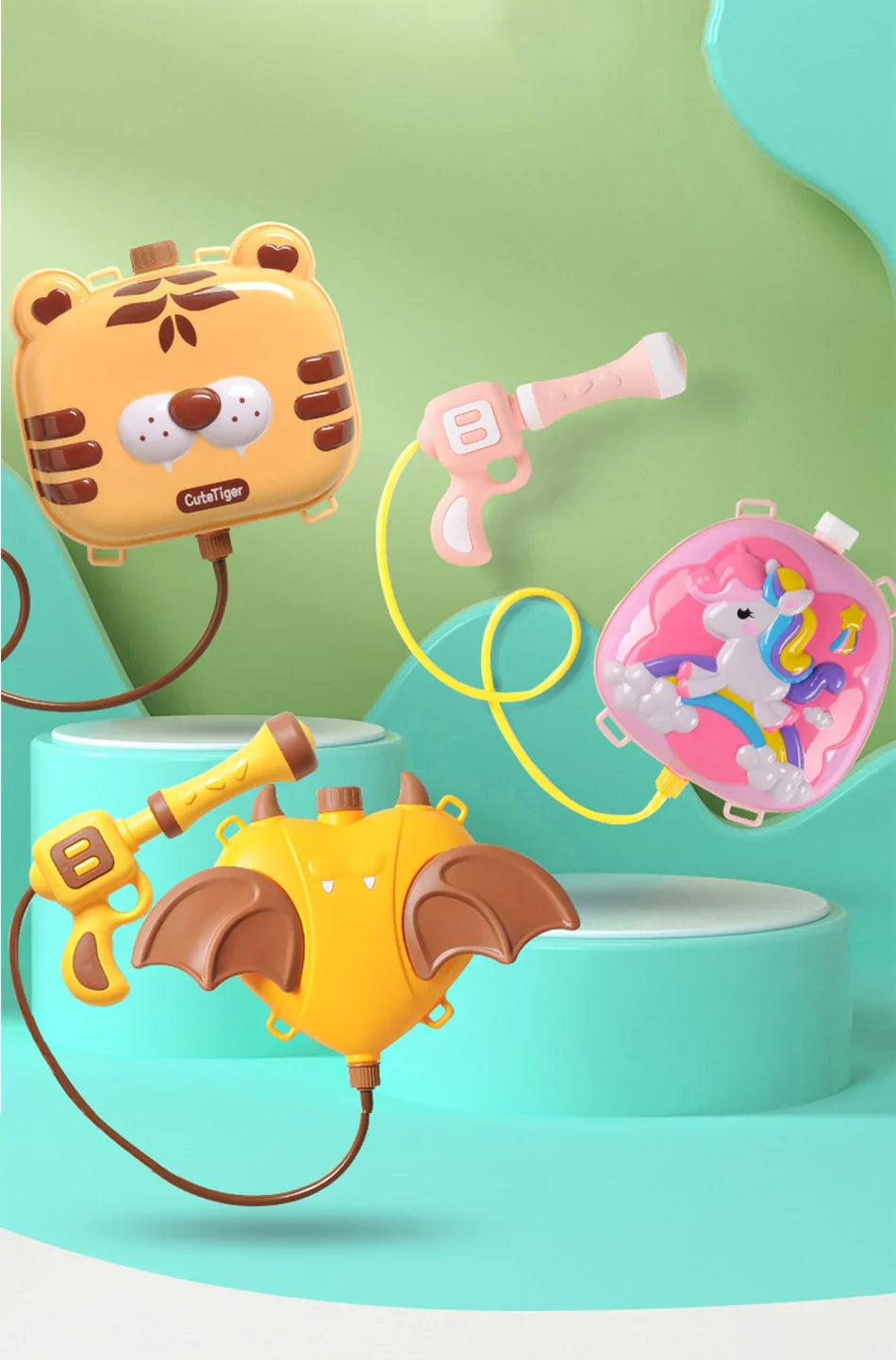 Waterpistool voor Kinderen – Buitenspeelgoed met Rugzak Tank
