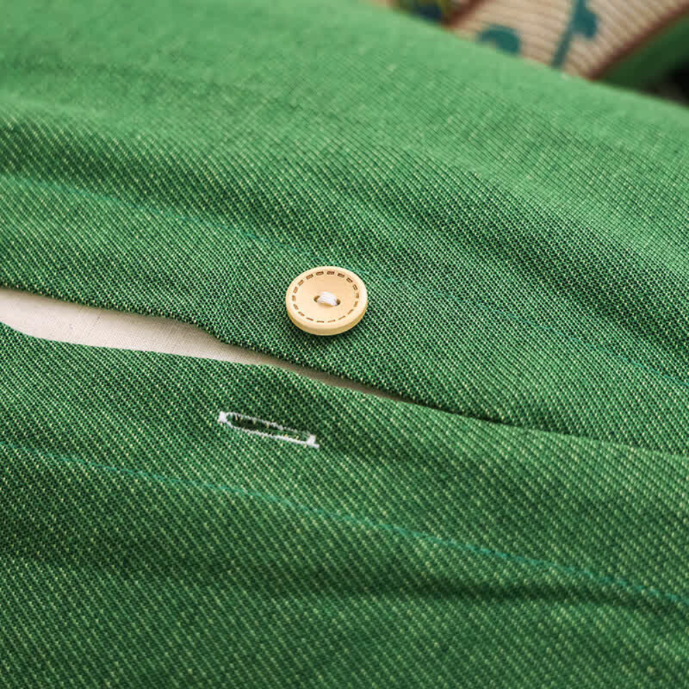 Sierkussen met Vogelprint – Decoratieve Kussensloop met Bloemenmotief